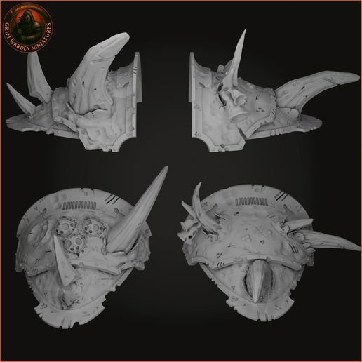 🤖 Bringers of Decay Slender Mech Armor・ 3D File for 3D printing・Cults