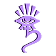 Mymeara Symbol plain.stl Craftworld Mymeara Rune