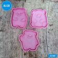 01CS08.jpg Bear Stamp-Cutter Kit x 3 - Bear Stamp-Cutter Kit 3 Bears