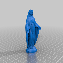 041a_Mother_Maryreparado.png Archivo STL gratis Virgen María (reparado)・Plan para descargar y imprimir en 3D