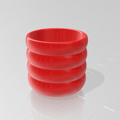 p1.PNG STL file round pot・3D printer model to download