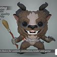 cg-copie-copy.jpg Stylized Krampus Figure - Pop Style 3D Print Model