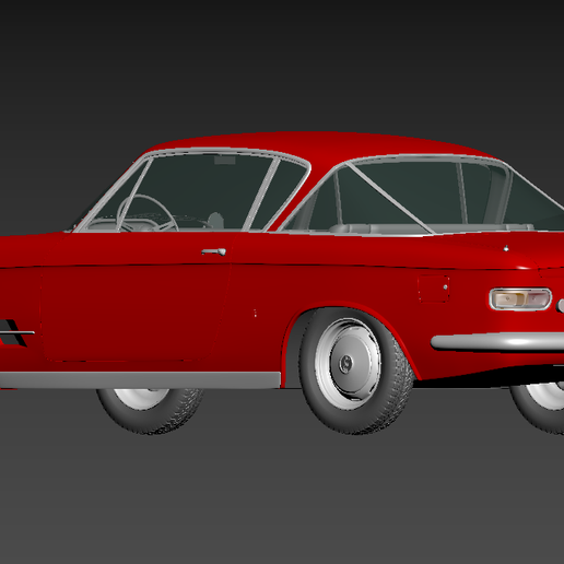 🚗 Fiat 2300 S Coupe 1961・ 3D File for 3D printing・Cults