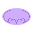 Bat Box v3_Bat Box v3_Inlay_Bat Box v3.stl Batman Logo wall plate (hidden box)