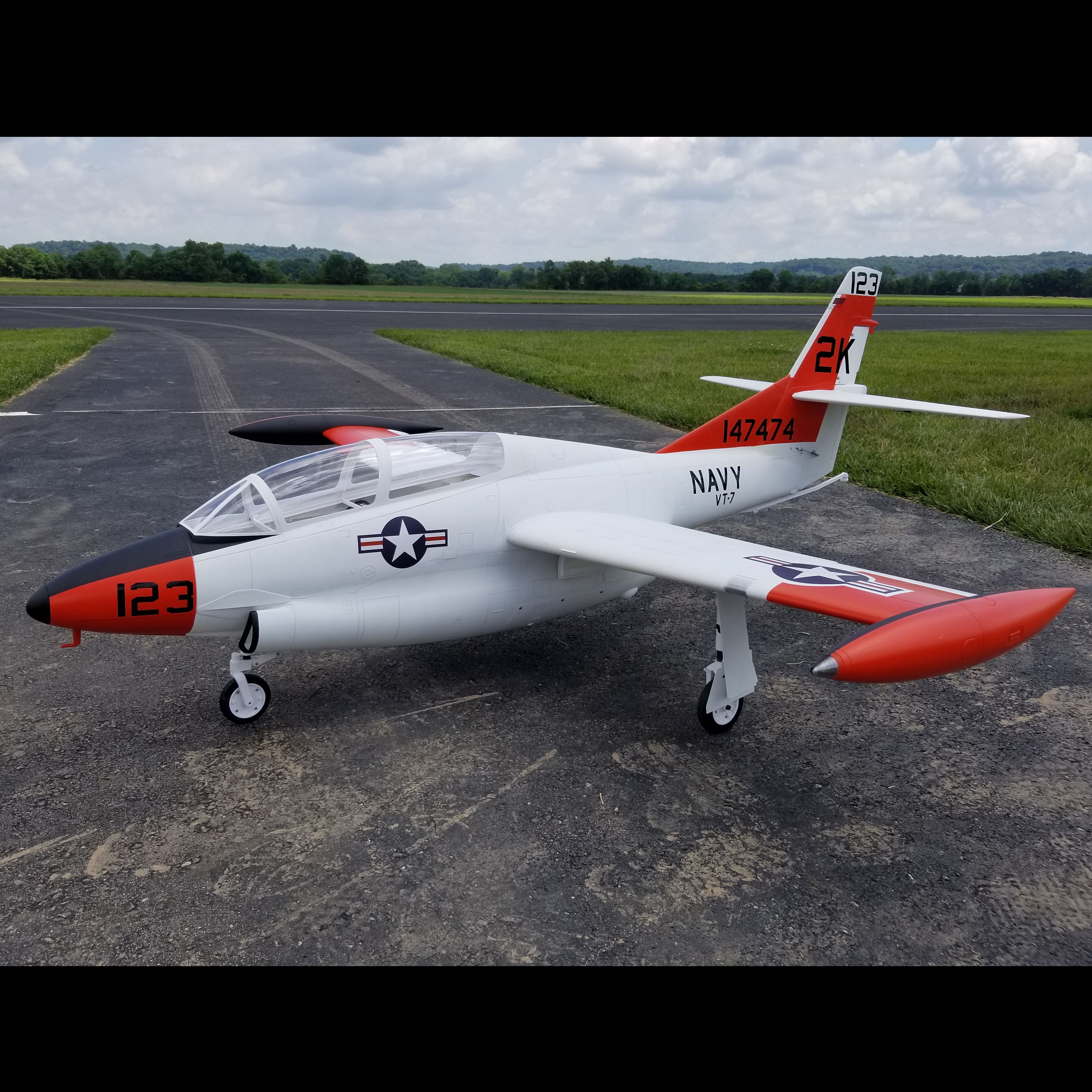 T-2A-1.jpg Fichier 3D Modèle réduit d'avion T-2A Buckeye RC à l'échelle 1/7.5・Modèle à télécharger et à imprimer en 3D, DirtyDee