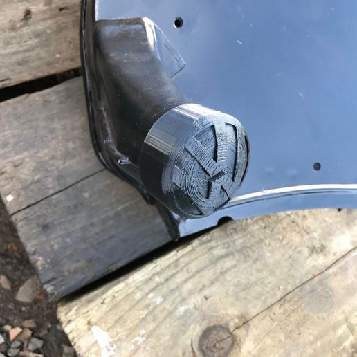 Classic VW Beetle Doghouse fan housing caps