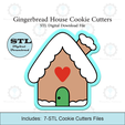 Etsy-Listing-Template-STL.png Gingerbread House Cookie Cutters | STL File