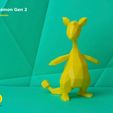 Ampharos_Pokemon_Low_poly_3D_print_04.jpg Second Generation Low-poly Pokemon Collection