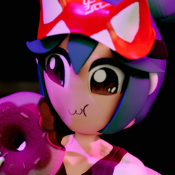 kiriko_chibi-2.png STL file Kiriko chibi 3D print model・Design to download and 3D print