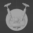 Wireframe3.png Poppy playtime Player with GrabPack fan made 3D PRINT MODEL