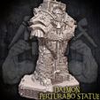 212.jpg Perturabo Statue primarch iron warrior with mask