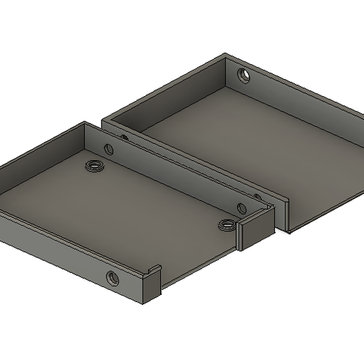 2.5" HDD Hard Drive Case 3D model