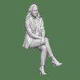 DOWNSIZEMINIS_womansit350a.jpg WOMAN SIT PEOPLE CHARACTER DIORAMA