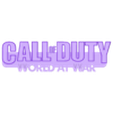 BlackWhiteSilver - Call of Duty World at War.stl 3D MULTICOLOR LOGO/SIGN - Call of Duty MEGAPACK