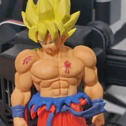 20230605_205842.jpg Archivo STL Goku super sayayin・Diseño de impresión en 3D para descargar