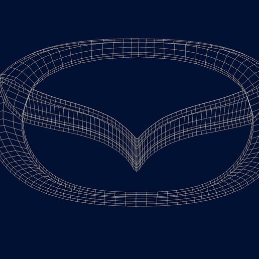 30.jpg Emblema de Mazda Modelo de impresión 3D listo para imprimir