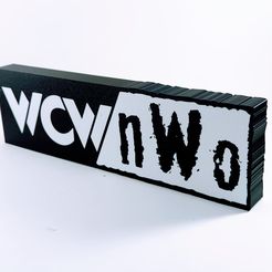 IMG_20230512_092618.jpg STL file WCW NWO display piece and magnet sign.・Model to download and 3D print