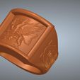 griffon-09.jpg A signet ring griffin  rg01 for 3d-print and cnc