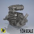 0117_Engine_Hudson_6Inlines_Twin_H_Power_0117_124.jpg 1/24 Scale Engine 6 Inlines Twin H Power Hudson Hornet