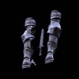 0018.jpg SOUL OF CINDER Arm Gauntlets Armor STL Fan Art Model