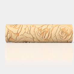 Captura-de-ecrã-2023-11-25-164501.png Roses Flowers Texture Roller for Clay - Style2