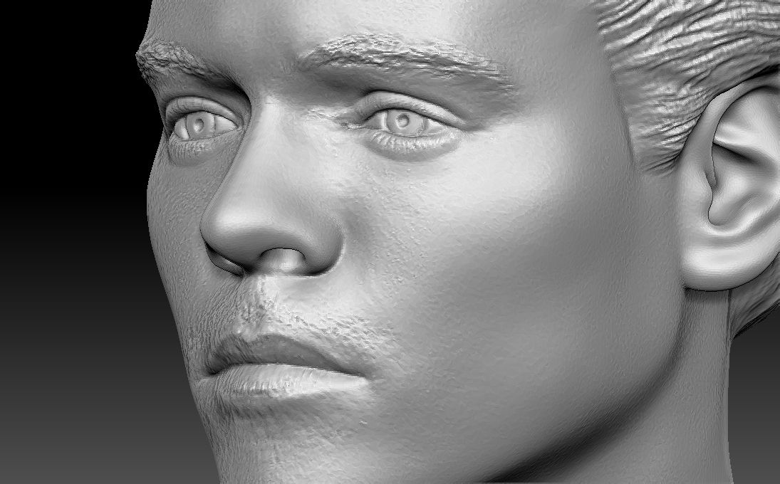 24.jpg Télécharger fichier Impression 3D du buste d'Harry Styles aux formats stl obj prêts à l'emploi • Design pour impression 3D, PrintedReality