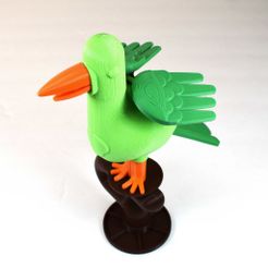 66b3ac2188f05e3e2c05c1863e76149d_display_large.jpg Free STL file Flapping Bird Toy・3D print design to download