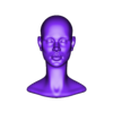f1.obj Archivo STL Rostro femenino・Objeto imprimible en 3D para descargar
