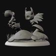 wip7.jpg Hollow Knight Diorama statue 3d print