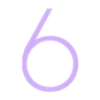 6.STL Alphabet and numbers 3D font "Geo