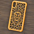 Case Iphone X y XS Lion 4.png Case Iphone X/XS Lion