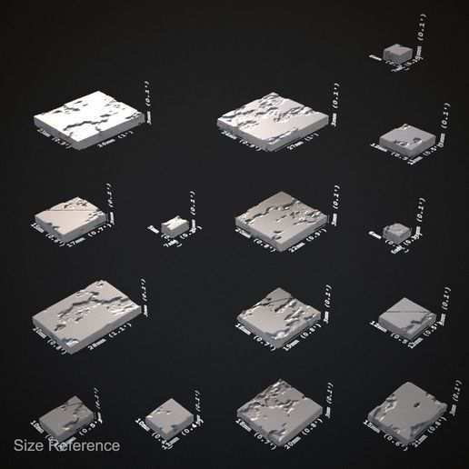 🧱 Broken Tile Bases Extra Tiles・ 3D File for 3D printing・Cults