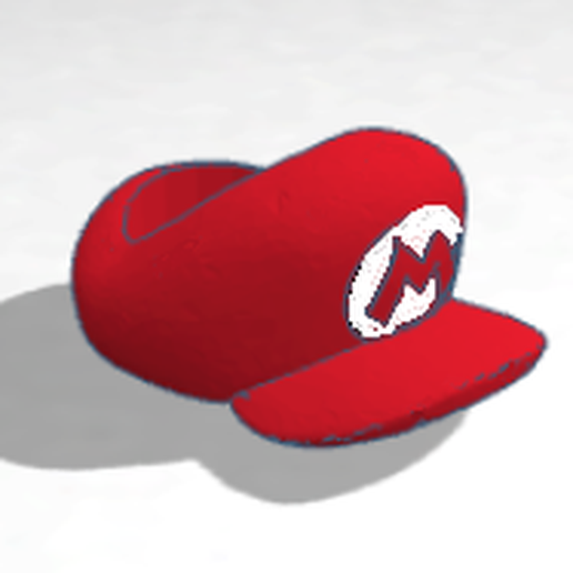 mario pot hat 3D model