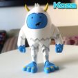 YETI-06.jpg STL-Datei PRINT-IN-PLACE-TELESKOP UND GELENK-YETI・Design für 3D-Drucker zum herunterladen