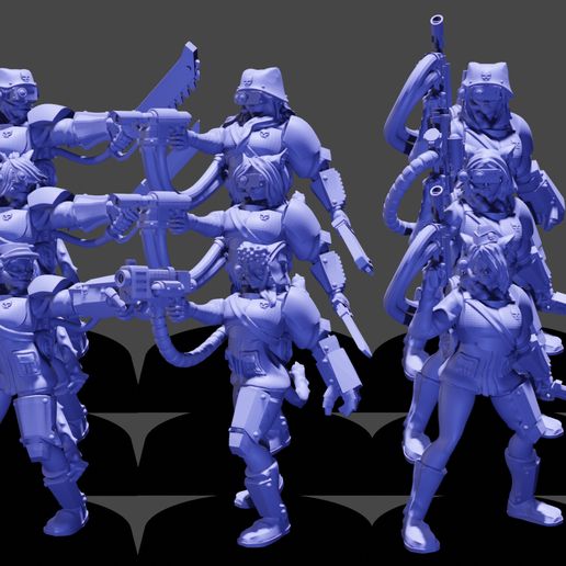 🪖 Winterguard Blizzard Corps・ 3D File for 3D printing・Cults