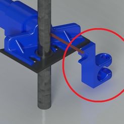 Kablo Tutucu.jpeg Free STL file Ender 3 Pro Cable holder・3D print object to download
