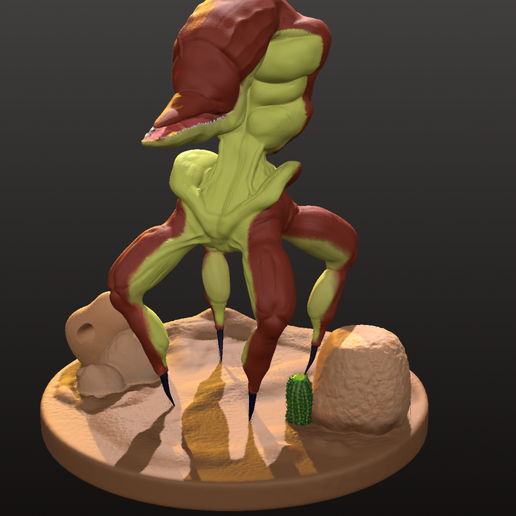 👹 Oddworld scrab・Free STL File for 3D printing・Cults