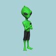 r0.jpg Alien Keychain v2 - Complete Body Funny Gift