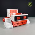 snb2_red.jpg STL file SNB2: Sticky Note Bot (Snib) - Desktop Organizer・Template to download and 3D print