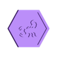 hexagon_scorpion.stl Коллекция шестиугольников Desert Meeple - 3D печатные игровые жетоны