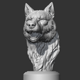 03.png Wolf Head AM02 3D print model