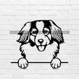murbrique.jpg wall decor dog Kooikerhondje small Dutch dog