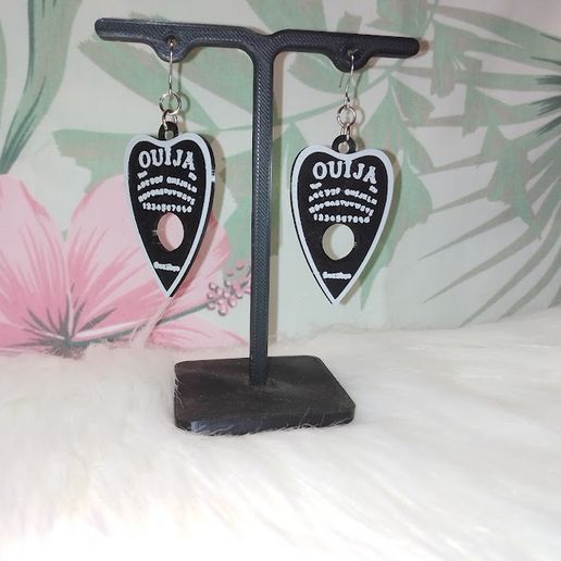 Ouija earrings/earrings. 3D model