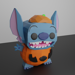 steach.png Archivo STL Stitch Pumpkin Lilo & Stitch de Funko Pop!・Modelo de impresión 3D para descargar