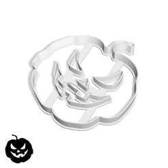 yy pF} a Halloween cookie cutters - #1 - pumpkin (style 1)