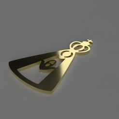 Our_Lady_2017-Jan-18_11-20-08PM-000_HOME.png Free 3D file Our Lady Keychain・3D print model to download