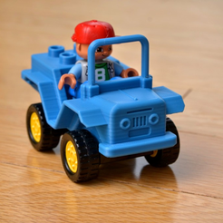 Capture d’écran 2017-03-22 à 17.58.16.png Бесплатный STL файл Jeep Lego Duplo brick・3D-печатная модель для загрузки