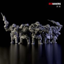 A1.jpg 3D file Squad of Abhuman Giants - Imperial Force・3D printer design to download