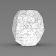 3.50.jpg Marble Style Polygon Vase – Modern Geometric 3D Print Decor