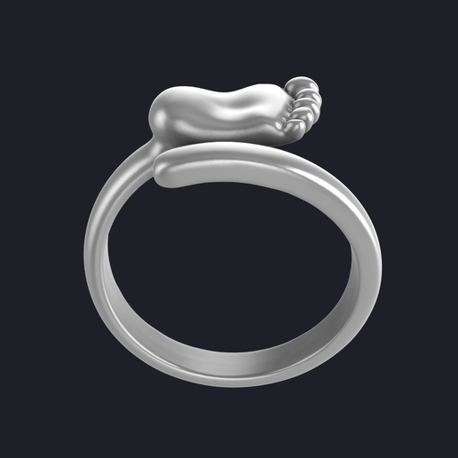 👶 Baby foot ring 3D MODEL・ 3D File for 3D printing・Cults